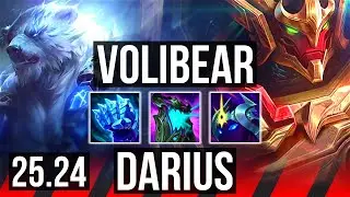 VOLIBEAR vs DARIUS (TOP) | KR Master | 25.24