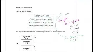 Percentage Review Problems