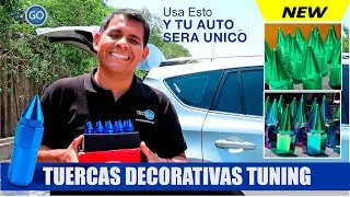 🔥TUERCAS  TUBULARES  DECORATIVAS TUNING.
