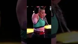 Strong WOman tosses TINY men