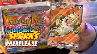 Surging Sparks Prerelease Opening & Battle!
