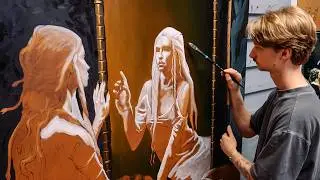 Painting the Most Dangerous Woman in History - 200 Hour Project (Part 2)
