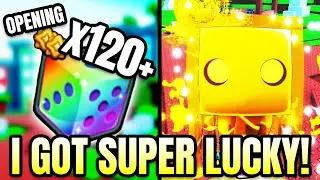 *PART 2* Opening x120+ Mega Lucky Dice 2 In Pet Simulator 99 (Roblox)