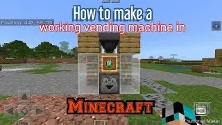 How to make a working vending machine in Minecraft (no command blocks or mods and addons)