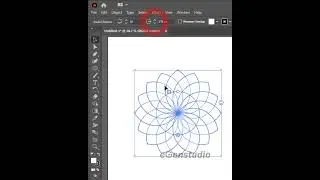 Vector Logo in Illustrator #egenstudio #shorts