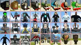 NEW BLIND MACE SKIBIDI TOILET AND OTHER BOSSES VS NEW ARMORED TITAN SPEAKERMAN In Garry's Mod!