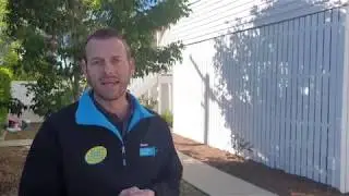 An old Queenslander house painted to look like new