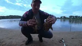 Вытянул 2 подлещика подряд на пенопласт !