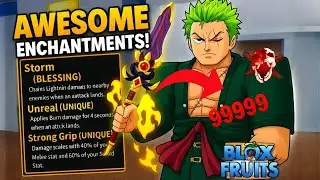 I Got The BEST Enchantment for DRAGONHEART In Blox Fruits!?