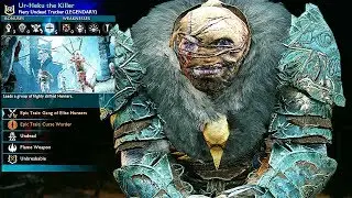 SHADOW OF WAR - UNIQUE AMBUSH & REINFORCE & AMBUSH DIFFICULTY NEMESIS IN DESERT