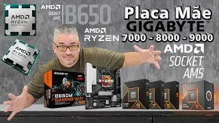PLACA MÃE AM5 para seu Ryzen 7000, 8000 ou 9000 👉 Review B650M GAMING WIFI da Gigabyte
