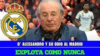 LA RABIA DEL ANTIMADRIDISTA D’ ALESSANDRO CONTRA EL MADRID