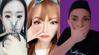 İÇİNDEN BAŞKA BİR İNSAN ÇIKTI ! ( asyalı kız makyajı )
