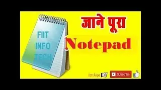 Learn Complete Notepad