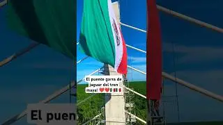 Majestuoso puente garra de jaguar del tren maya! ❤️❤️🇲🇽🇲🇽#mexico