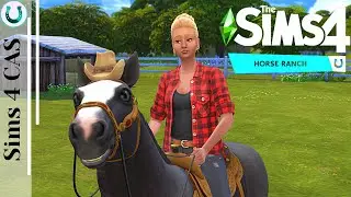 Making a Ranch Family in the Sims 4 Horse Ranch - Create a Sim overview CAS
