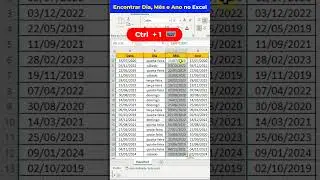 Descubra como encontrar o dia da semana, mês e ano de uma data no Excel de maneira Fácil e Rápida!