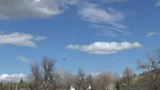 B-1 Bomber Flyover on May 1st, 2020 over Ft. Meade, SD