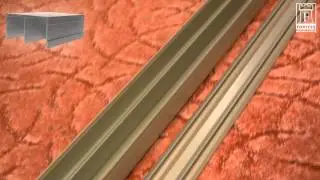 Lower and upper guides of the sliding door