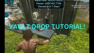 ARK MOBILE HOW TO VAULT DROP!