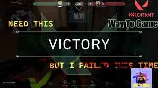 Not well played this time but I tried 💪💪 | Valorant pc gameplay | Way To Game