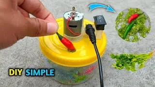 How To Make Powerfull  chilli cutter at home