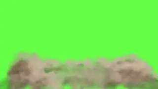 Green Screen - dust 4 sand wave impact