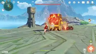 "Do you want Klee?" solo gameplay vs Geo Hypostasis