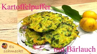 Zarte Kartoffelpuffer mit Bärlauch