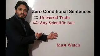 Zero Conditional Sentences |  By Syed Ali Raza Kazmi
