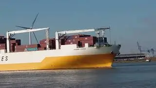 Huge Grimaldi Lines Freight Liner 