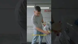 Убираем потек извести с кузова авто!