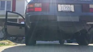Straight Piped Porsche 924 Turbo Start-Up, Idle, and Revs