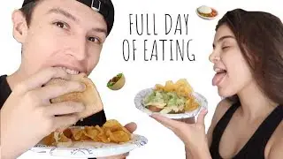 FULL DAY OF EATING !! **TRYING TO GAIN WEIGHT**