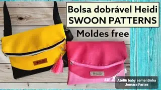 BOLSA CLUTCH DOBRÁVEL SWOON PATTERNS