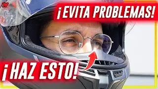 Casco de moto y GAFAS GRADUADAS. ¿CÓMO evitar PROBLEMAS? 👓🏍️