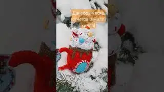Теперь у меня счастье - появились пуговки ввиде морковок. Посмотрите какой носик получился)