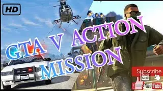GTA V  action mission gameplay