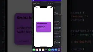 Transitions cards and shadows all with SwiftUI 