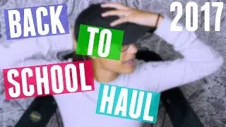 back to school haul 2017! | jadalyn