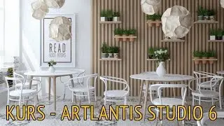WIZUALIZACJE WNĘTRZ - ARCHICAD - ARTLANTIS STUDIO - KURS - SZKOLENIE