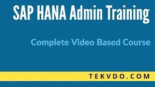 SAP HANA Admin Training - Step by Step SAP HANA Installation - Complete Course