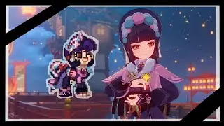 Pony Town - Genshin Impact character tutorial 8 [Yun Jin]