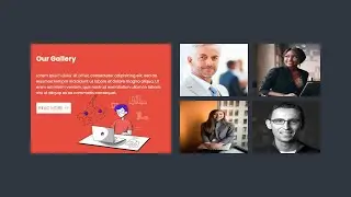 How To Create Gallery Section Page Using HTML And CSS