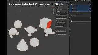 BBE Quick Overview 02 - Rename Selected Objects with Digits