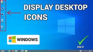 How to Fix Desktop Icons Not Working/Not Showing in Windows 10/8/7 || Desktop Icons