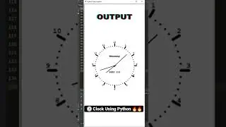Clock⏰ using Turtle Python | How to create Clock in Python | Analog Clock Turtle 