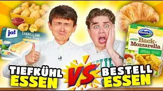 Tiefkühl-ESSEN vs. Bestell-ESSEN 🍕🥐 mit Smiley