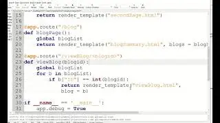 Flask tutorial part 17 - Displaying a blog post using a dynamic URL in flask.