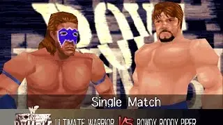 70's-90's Legends Mod Matches - The Ultimate Warrior vs Roddy Piper